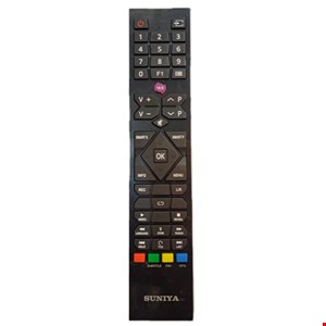 ریموت کنترل تلویزیون سونیا مدل دکمه بنفش کد P98