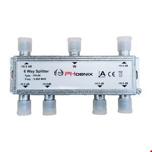اسپیلیتر ۱ به ۶ فونیکس مدل PH-06