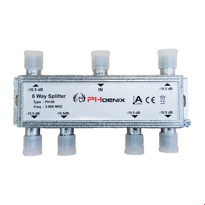 اسپیلیتر ۱ به ۶ فونیکس مدل PH-06
