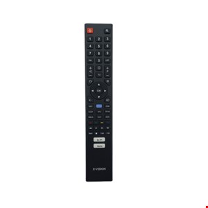ریموت کنترل تلویزیون ایکس ویژن مدل ak875223456