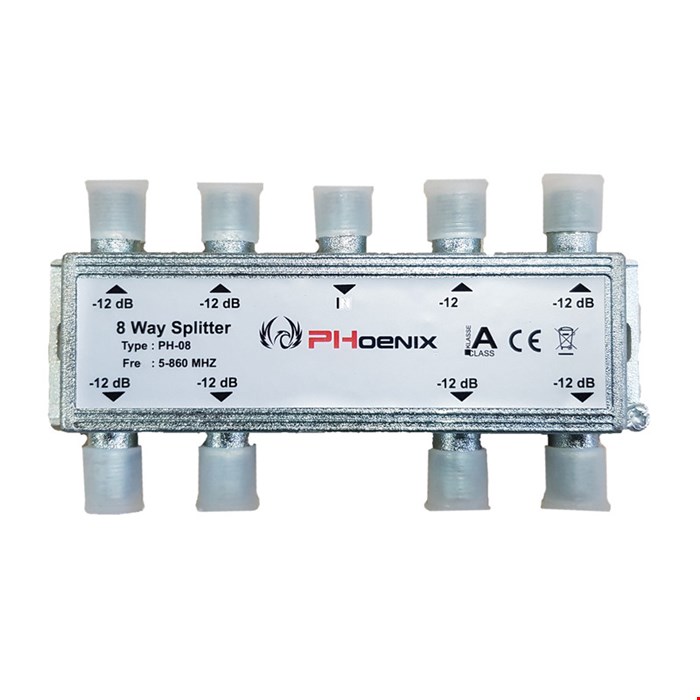اسپیلیتر ۱ به ۸ فونیکس مدل PH-08